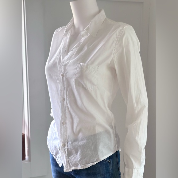Frank and Eileen Barry Tailored Superluxe Italian Cotton Button-Up Shirt Size S - Picture 1 of 10